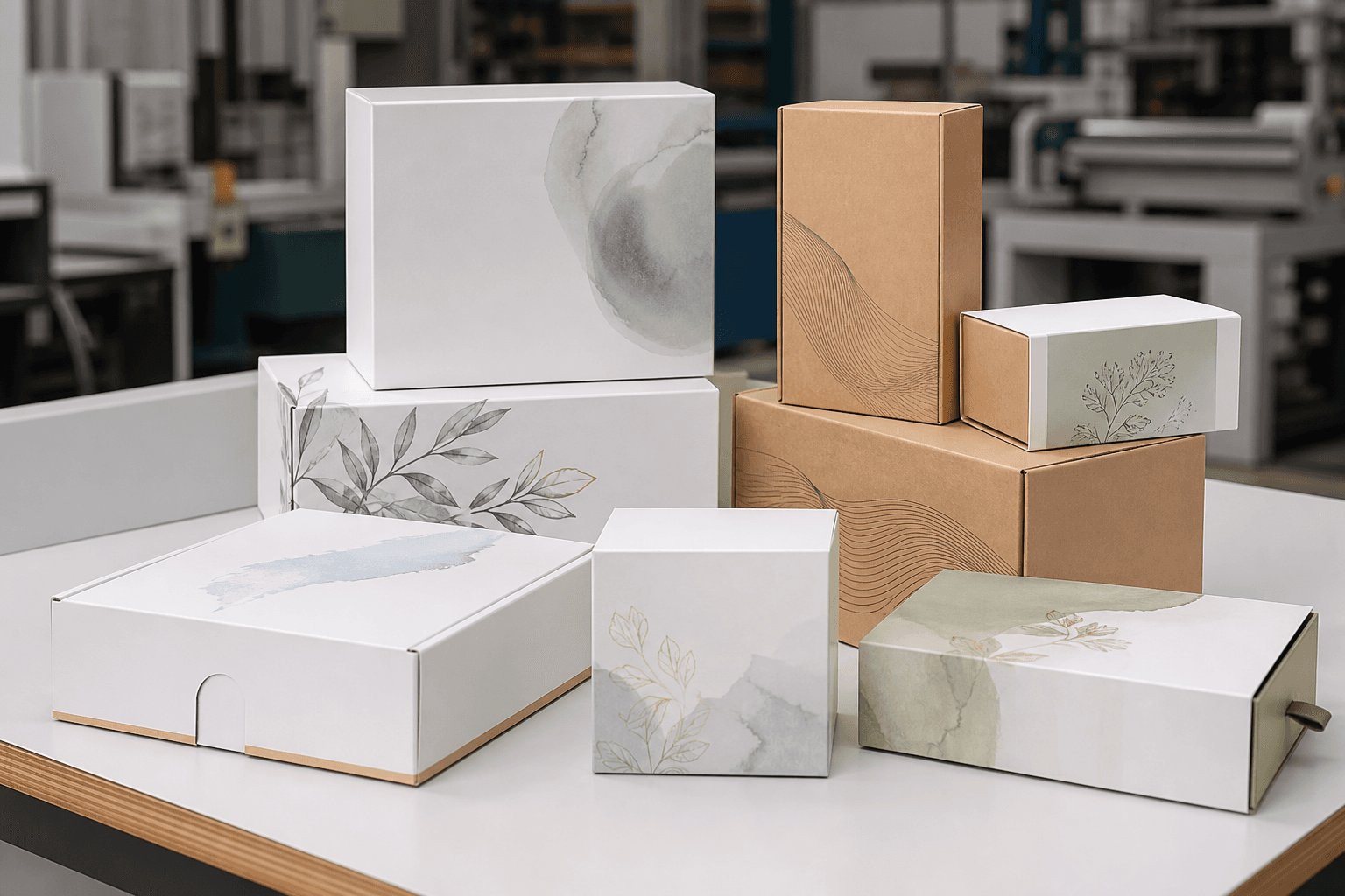 Printed packaging cartons